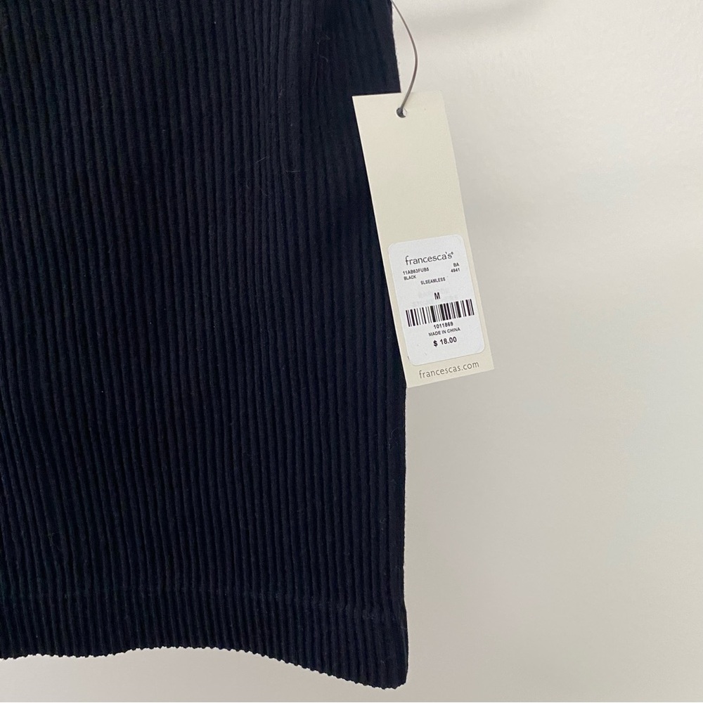 Women's Cropped Ribbed Cami Tank - Picture 5 of 6